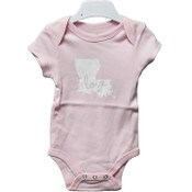 Wholesale - Pink Onesie, 0-3 month, Louisiana C/P 48, UPC: 885114634163
